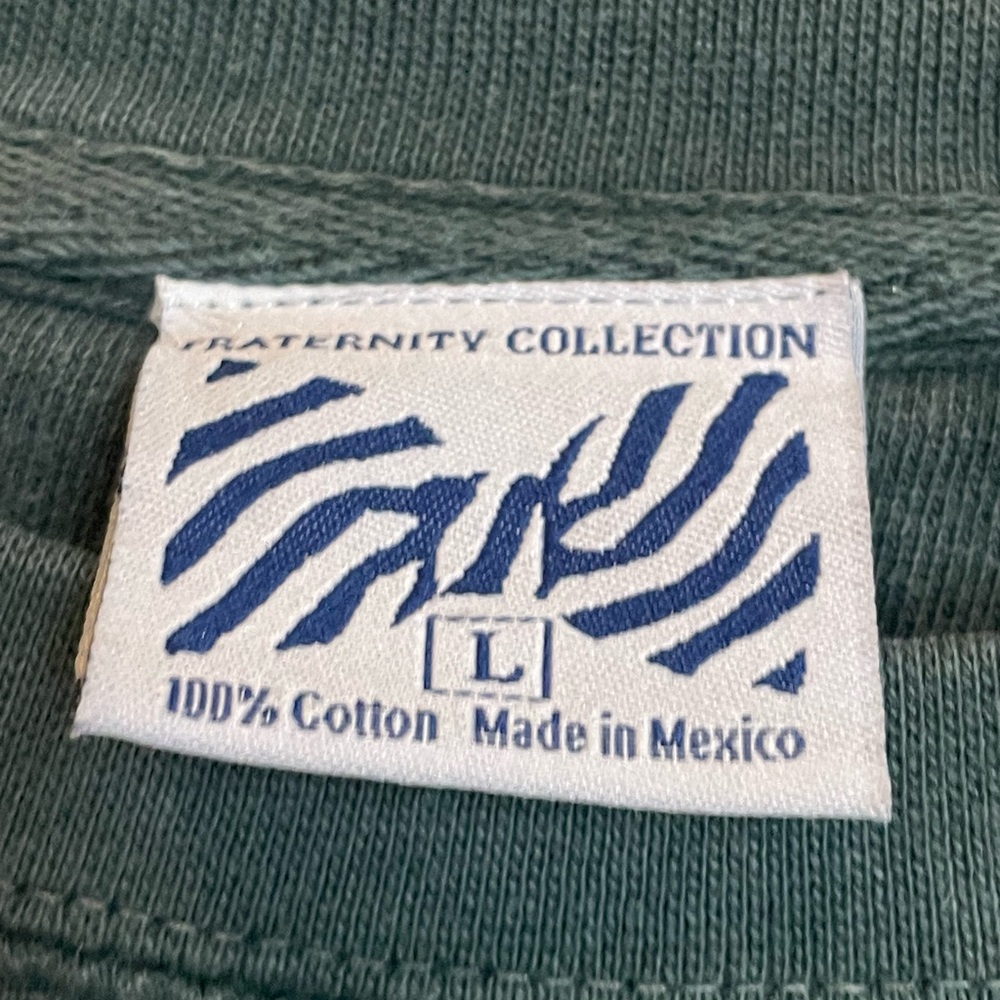 Fraternity collection green sweatshirt size large - Picture 3 of 4